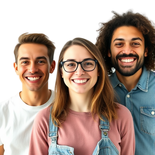 A person smiling to the camera with a white background looking like