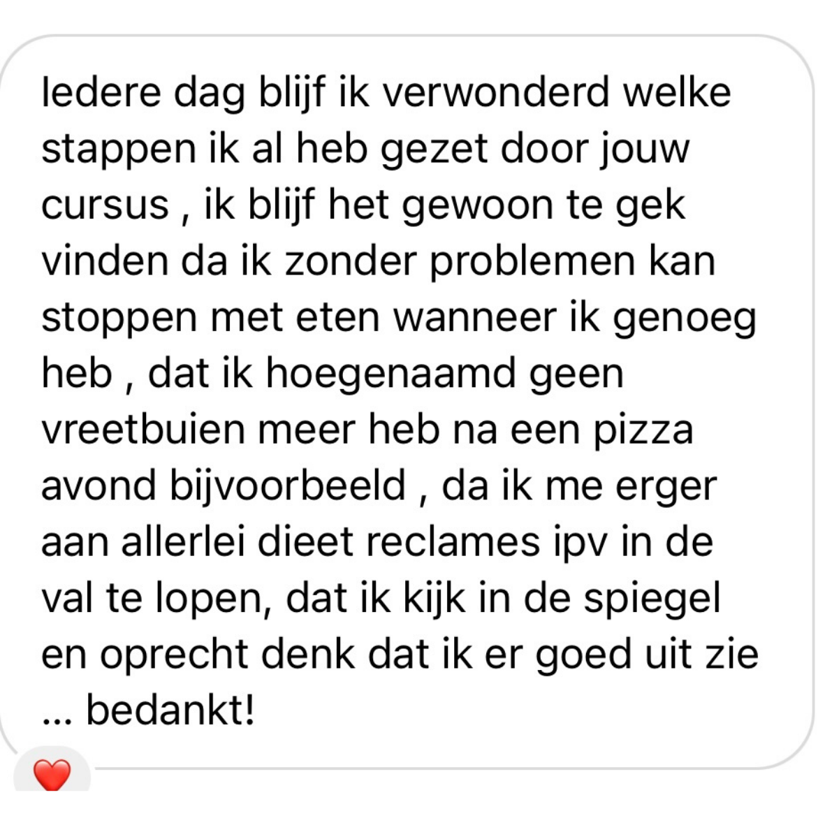 Review deelneemster DHH