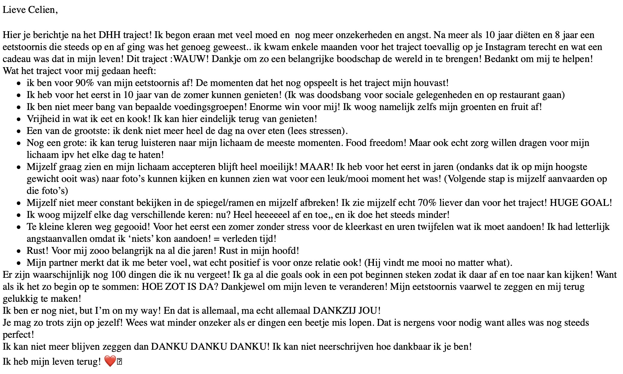 Review: Ik heb mijn leven terug