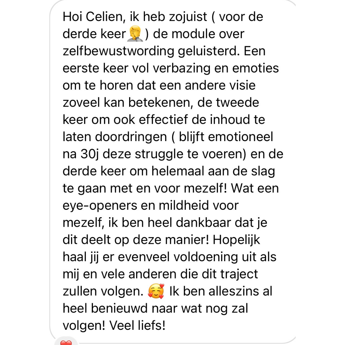 Review deelneemster DHH