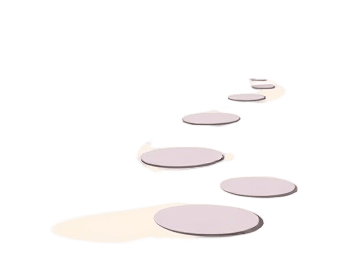 Carefully describe an image in great detail that needs to be generate, use quotes to split visual things. You MAY only use up to 3 words." "clarity" "soft path" "calm space"