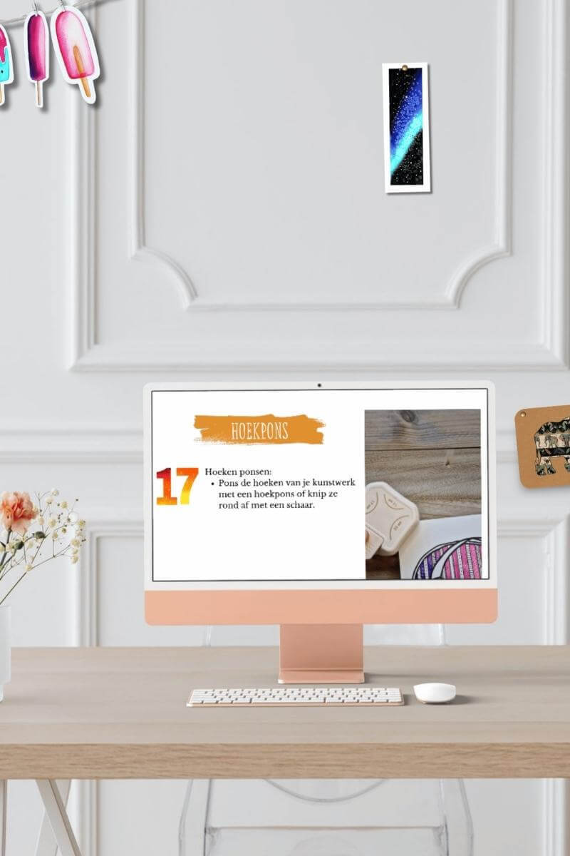 Ontspannen quality time met tekenen en creativiteit resultaat van de gemaakte kunst