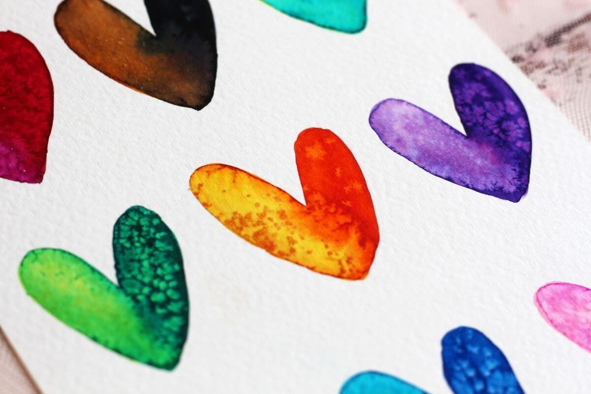 Gratis hartjes tekenles online met brushpennen