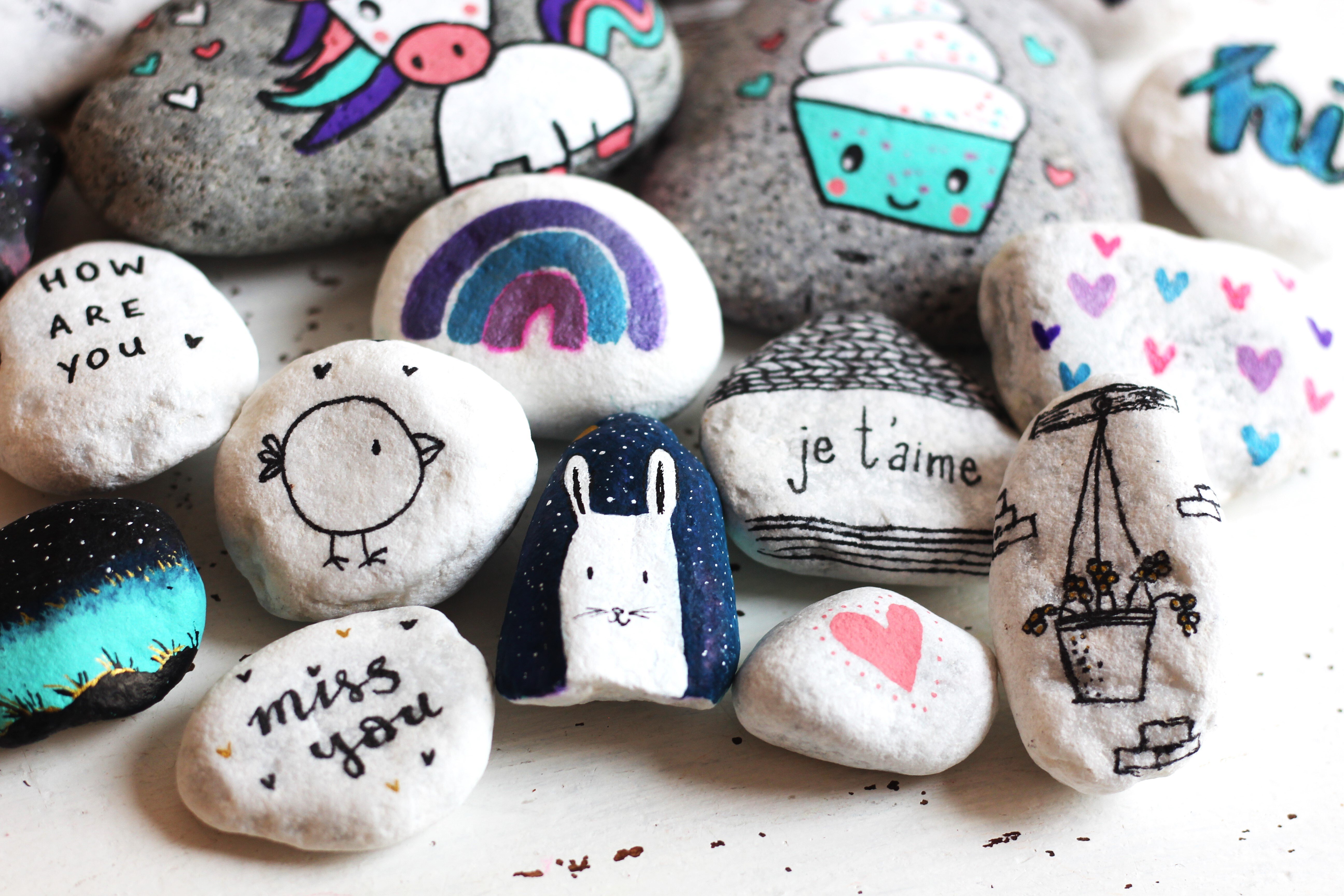 happy stones acrylstiften