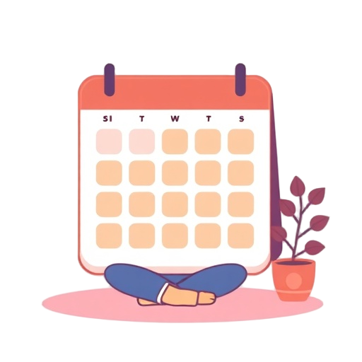 "digital calendar" "daily inspiration" "short videos" "morning energy" "gentle routines" "self-care for women" "simple actions" "consistent cue" "calm colors" "soft shapes""