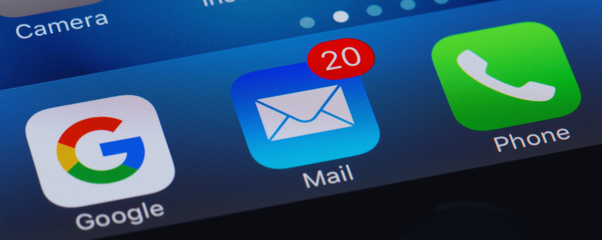 mail icon op mobile