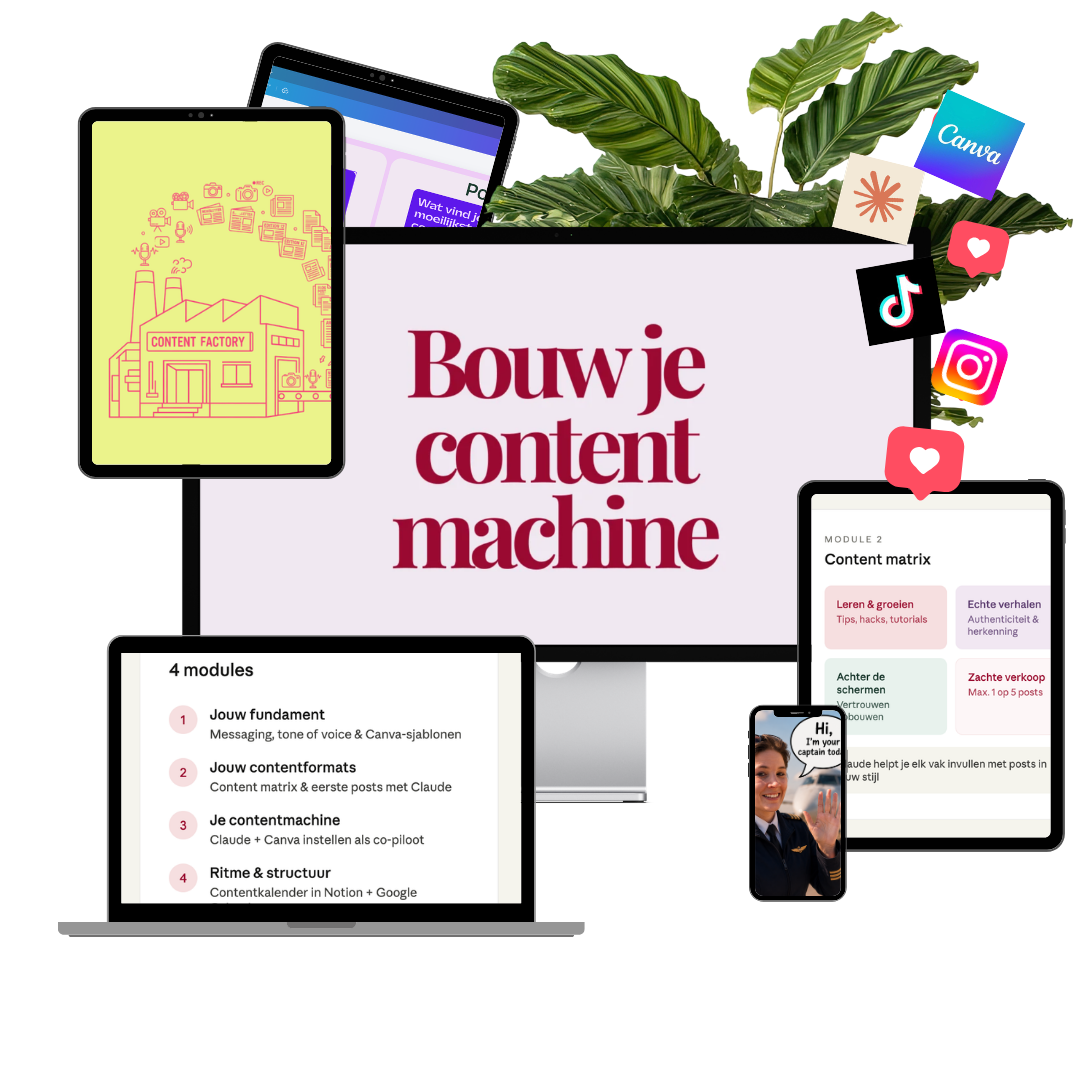 Cursus Bouw je contentmachine