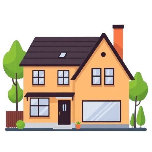 Carefully describe an image in great detail that needs to be generate, use quotes to split visual things. You MAY only use up to 3 words." "Affordable homes"