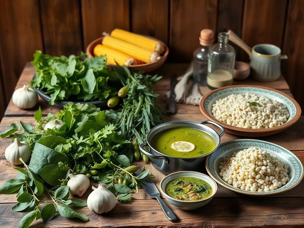 "A cozy Minho kitchen scene