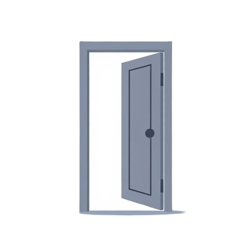 "door opening compass"