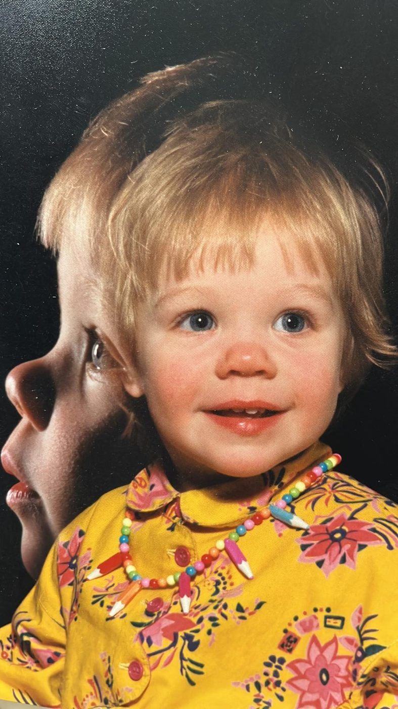 Nelleke als klein meisje
