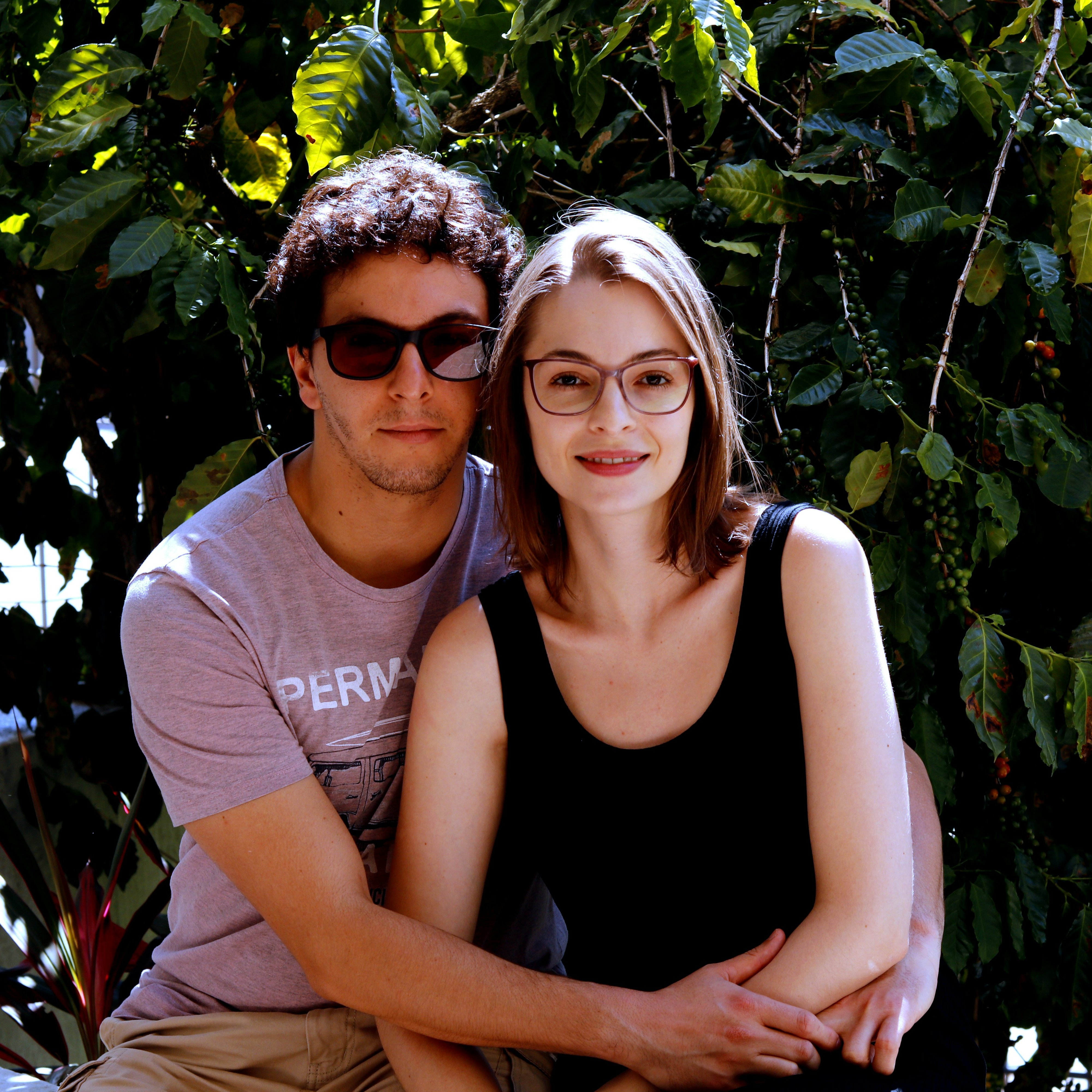 Couple in glasses