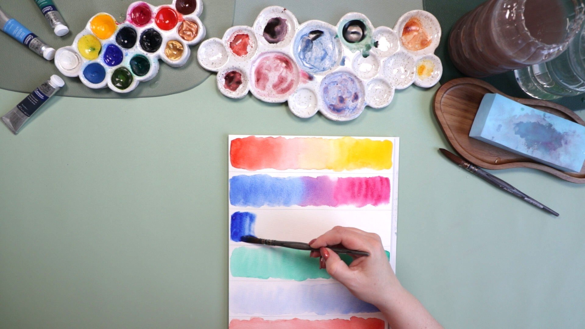 aquarel-leren-schilderen-materialen-cursus-workshop-beginners-gradienten