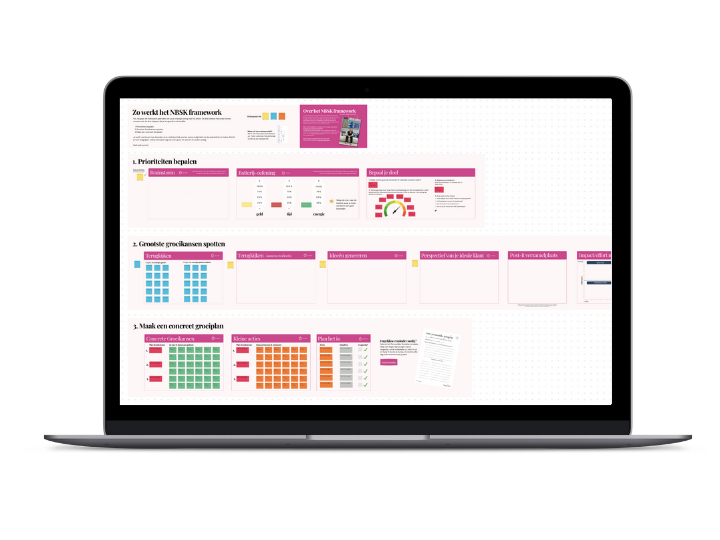 NBSK framework -  Bepaal jouw strategie - No Bullshit Strategie Kit
