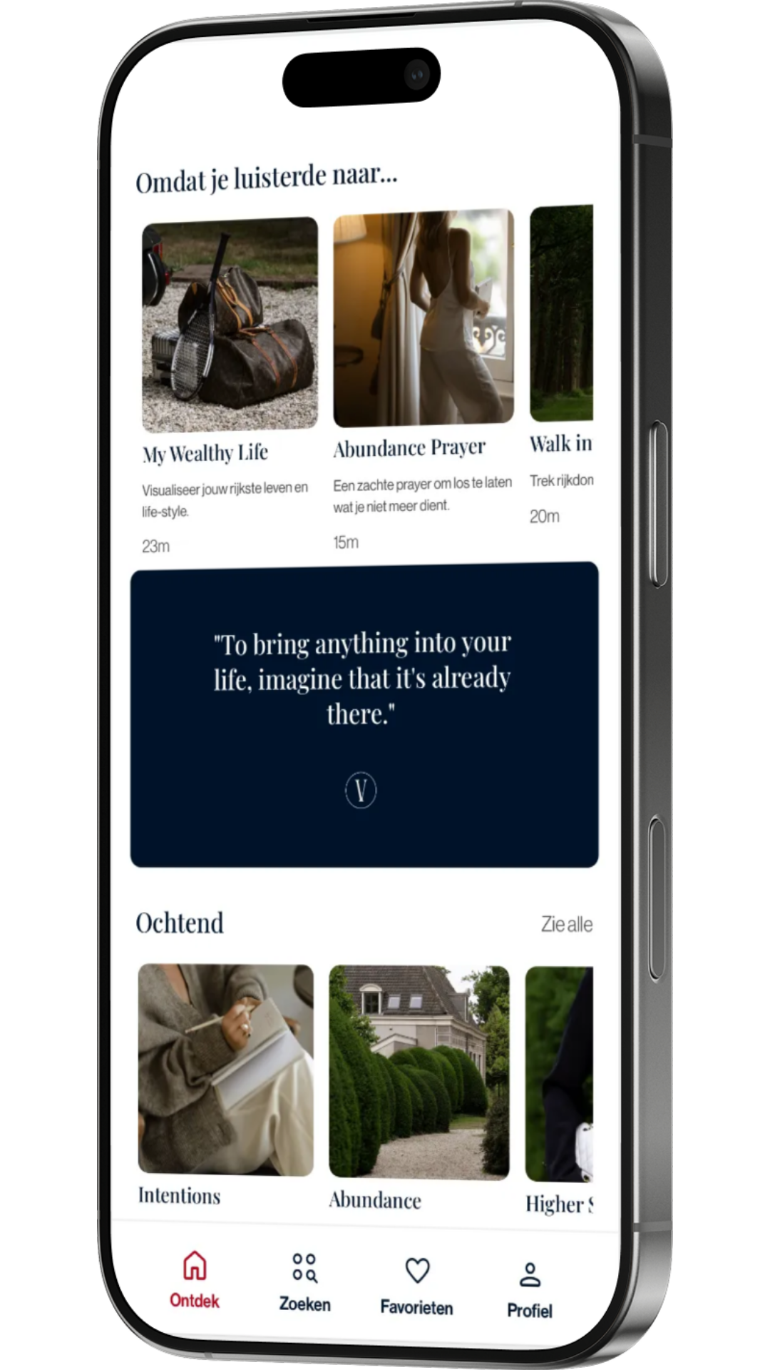 Visualize app — dit is geen mediteren