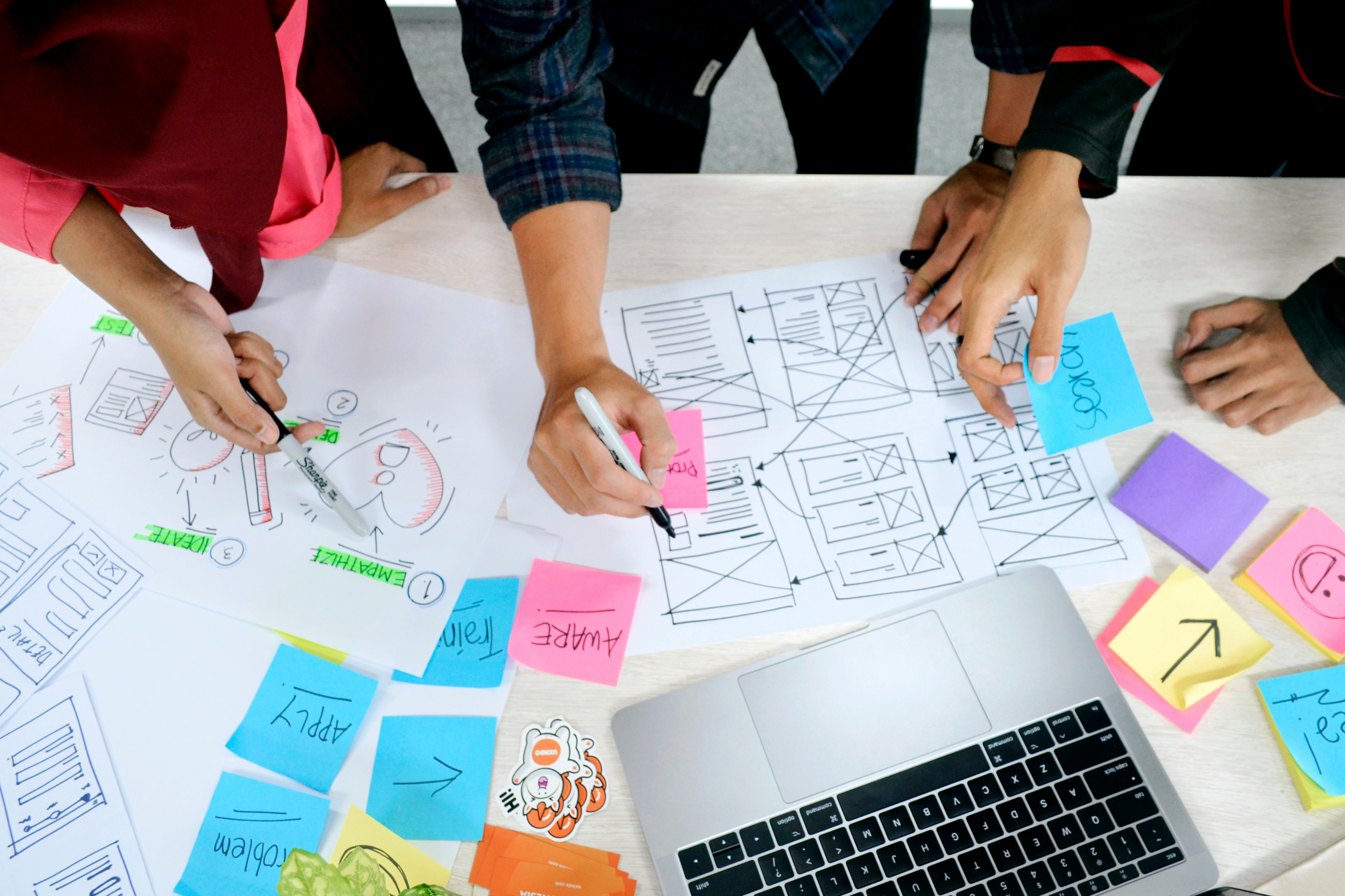 Design thinking is a human-centered approach to innovation that draws from the designer's toolkit to integrate the needs of people, the possibilities of technology, and the requirements for business success. Design thinking has a human-centered core. It e