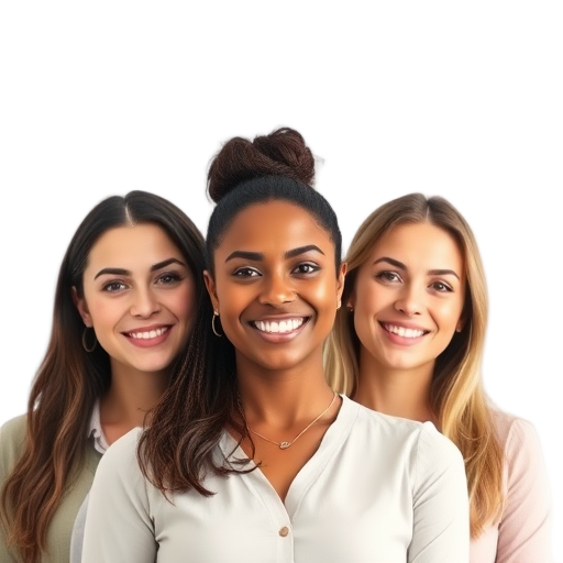 A person smiling to the camera with a white background looking like