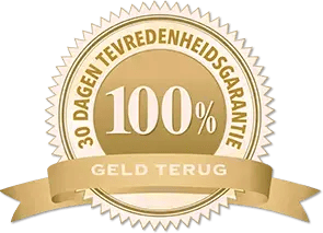 30 dagen niet goed geld terug garantie label