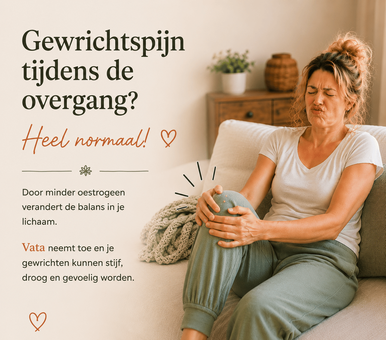 Last van je gewrichten tijdens de overgang, waarom je ineens kraakt ... En wat je er aan kunt doen.