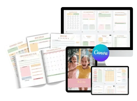 planner en tracker voor kinderen