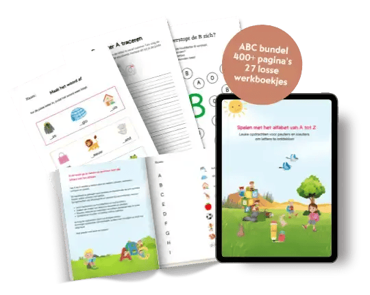 ABC leren schrijven alfabet