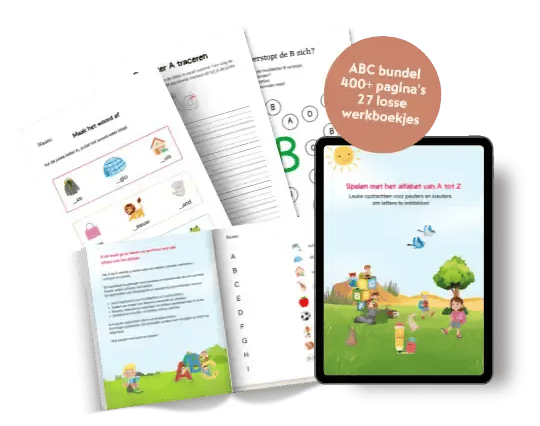 ABC leren schrijven alfabet