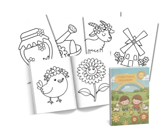 kleurplaten kawaii, peuter kleuter