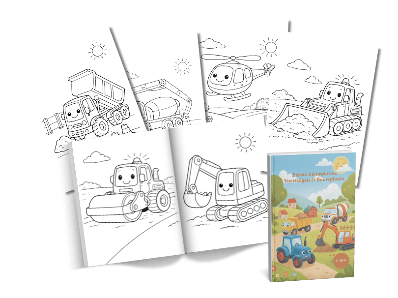 werkboeken, kleurplaten, educatief, montessori, peuter, kleuter
