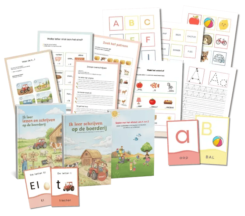 werkboeken, kleurplaten, educatief, montessori, peuter, kleuter, alfabet, abc, leren schrijven
