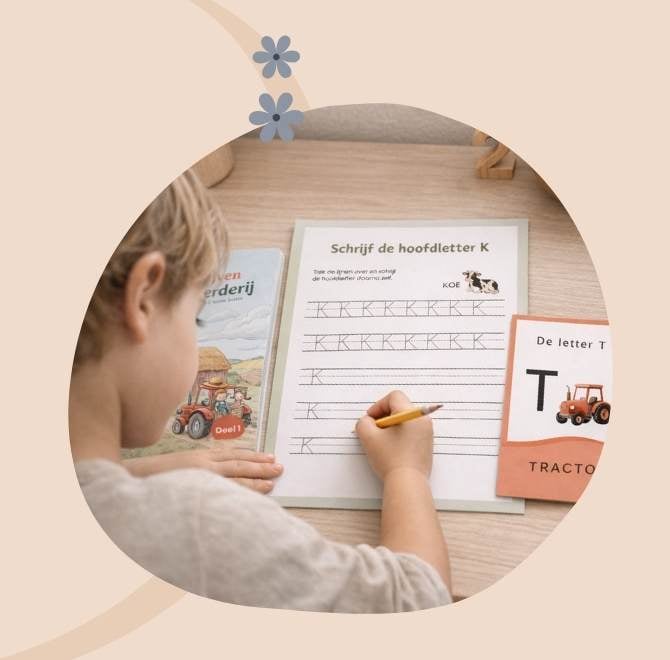 werkboeken, kleurplaten, educatief, montessori, peuter, kleuter