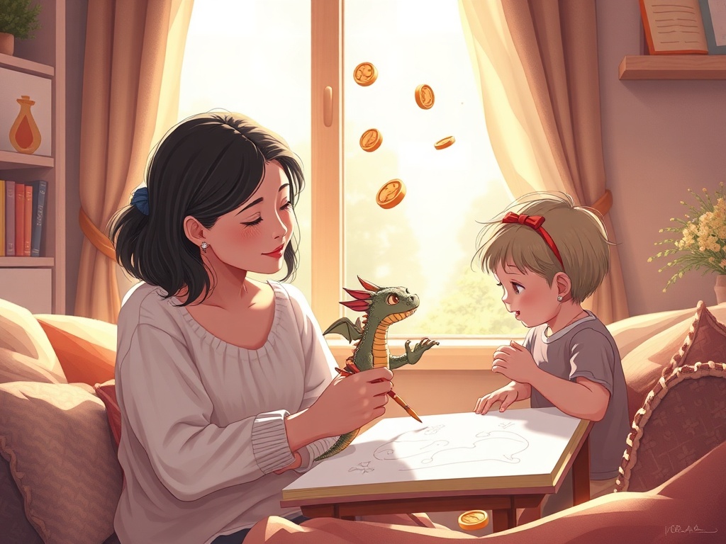 "A warm, magical scene