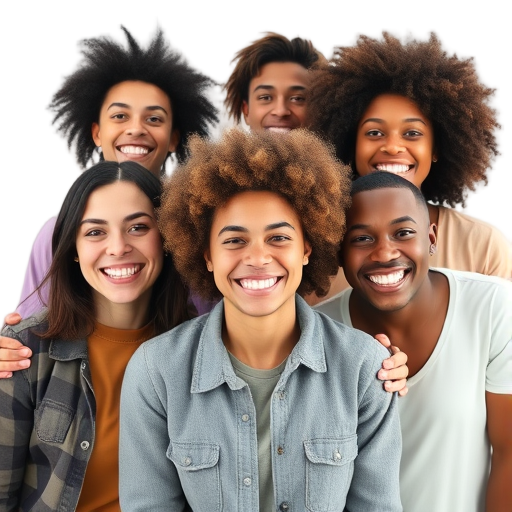 A person smiling to the camera with a white background looking like