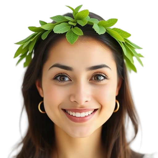 A person smiling to the camera with a white background looking like
