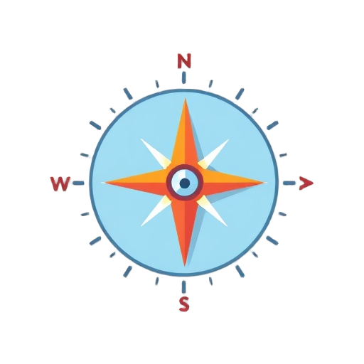 "spark" "focus" "compass" carefully describe an image in great detail that needs to be generate, use quotes to split visual things. You MAY only use up to 3 words.