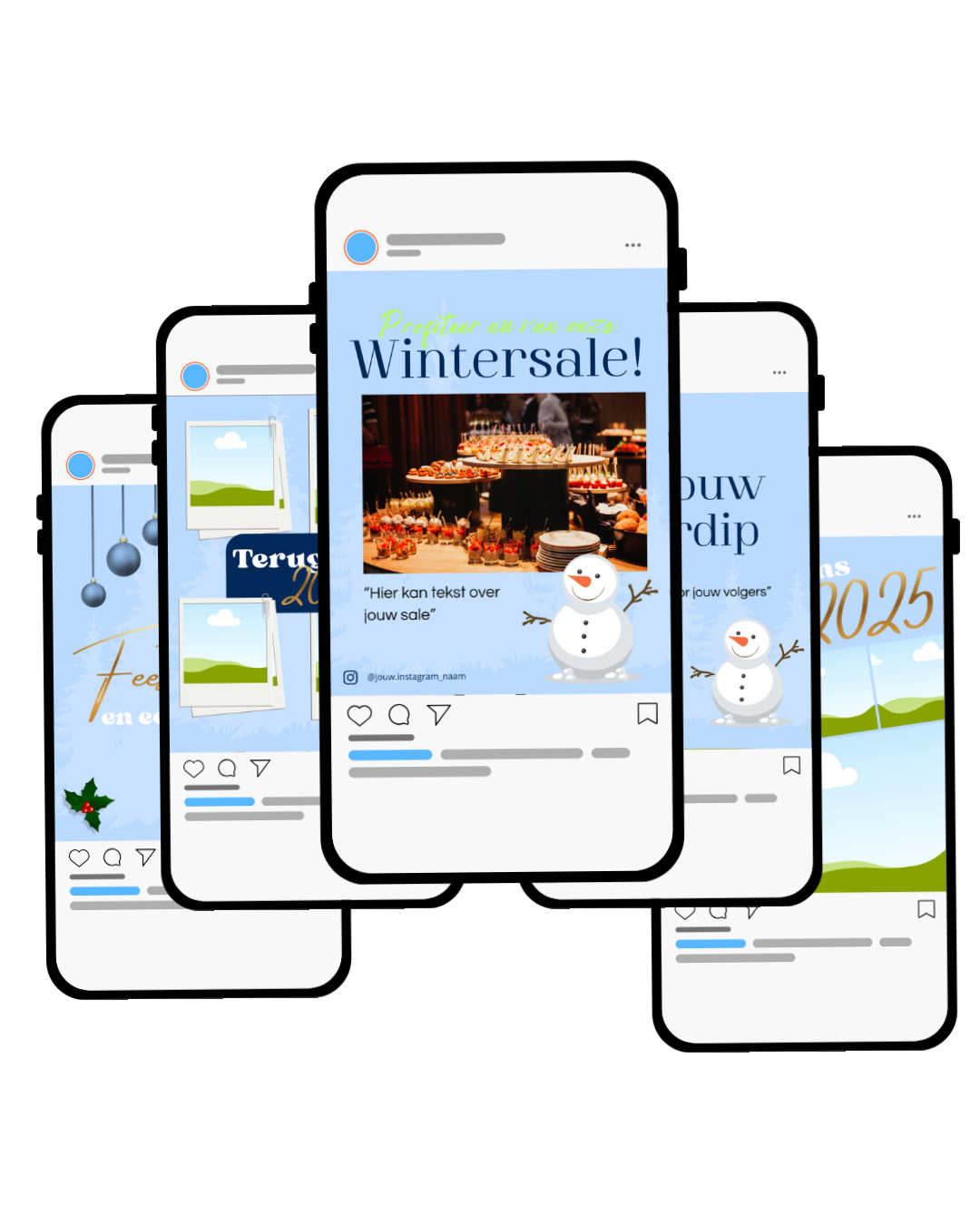 Exclusieve aanbieding: social media templates winterpack!