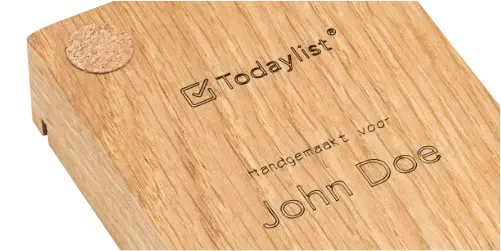 Tekst op onderkant