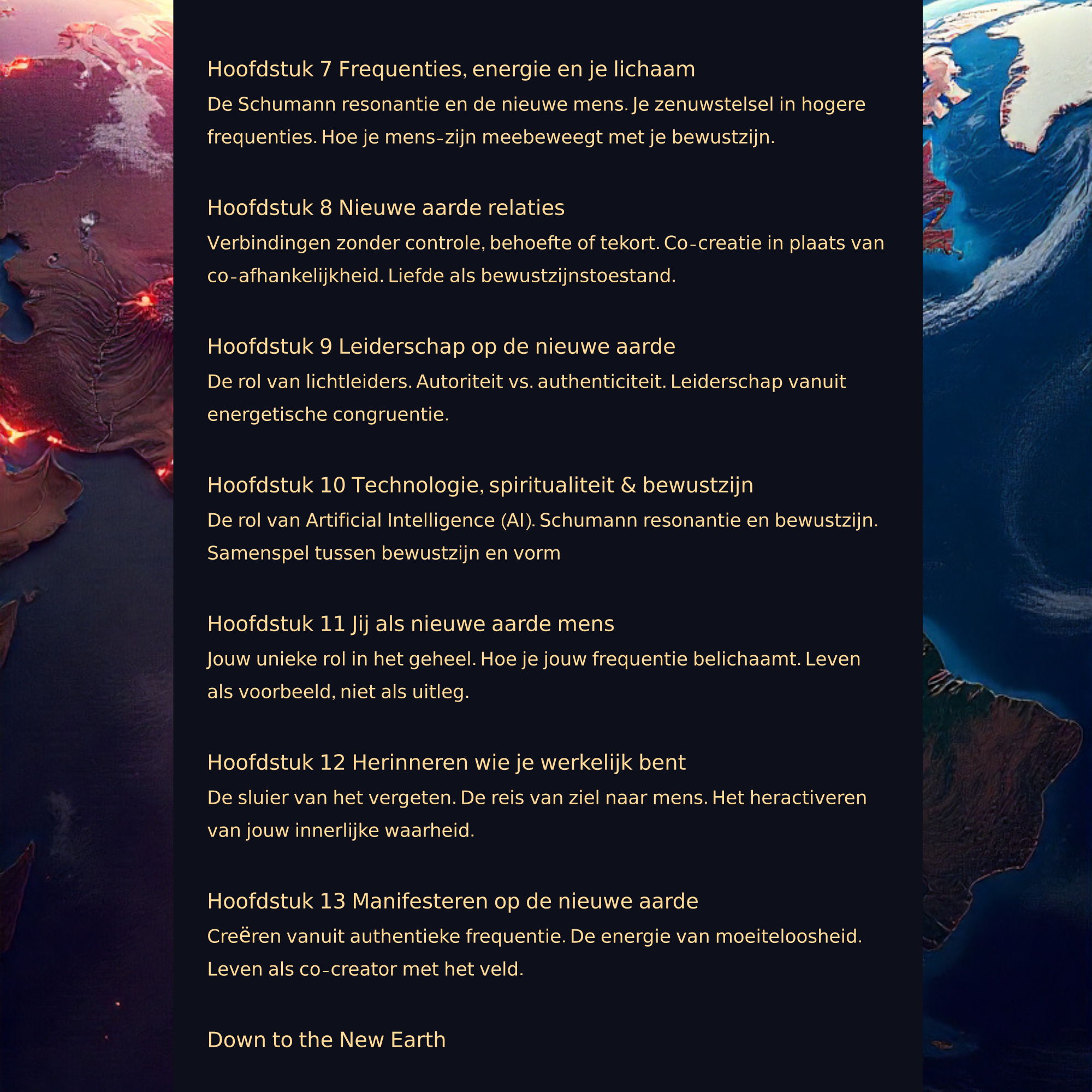 inhoudsopgave nieuwe aarde afbeelding 2
