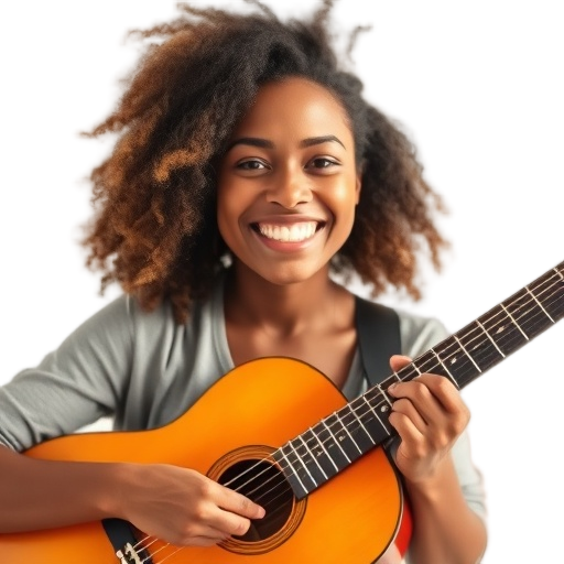 A person smiling to the camera with a white background looking like