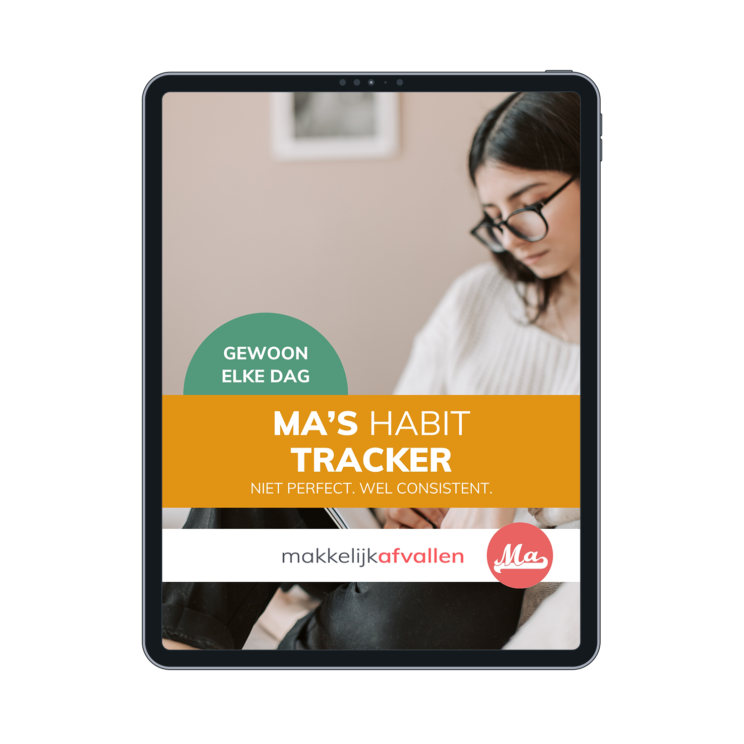 Ma's habit tracker, journaling tijdens het afslanken