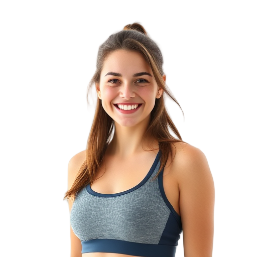 Een lachende persoon met een witte achtergrond.