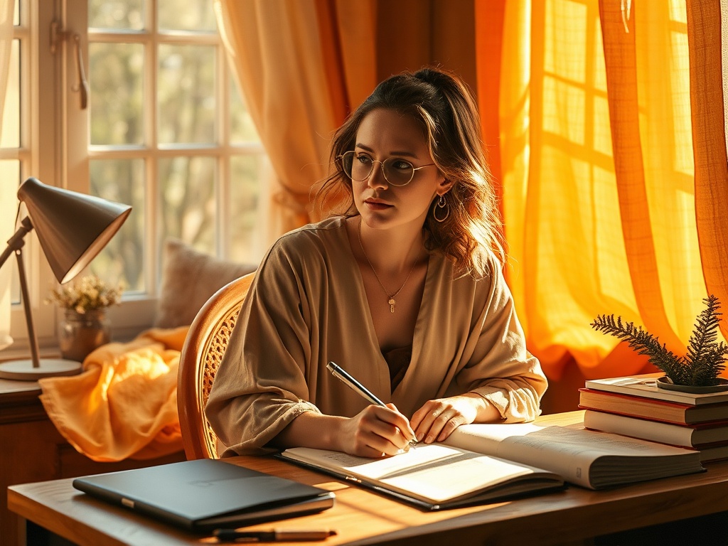 "A graceful, powerful workspace scene