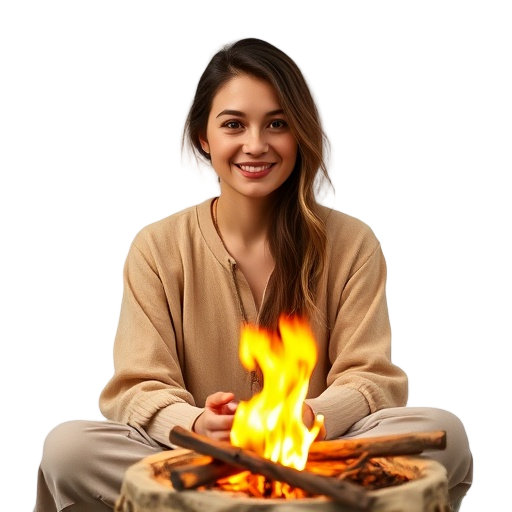 A person smiling to the camera with a white background looking like