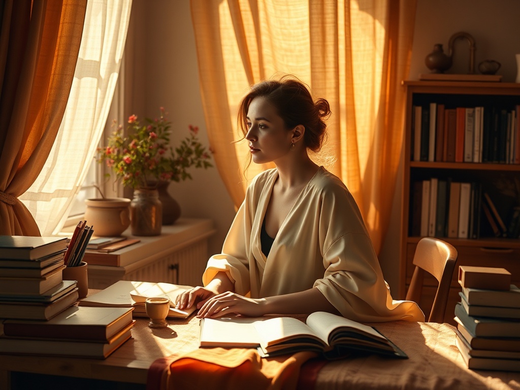 "A graceful, powerful workspace scene