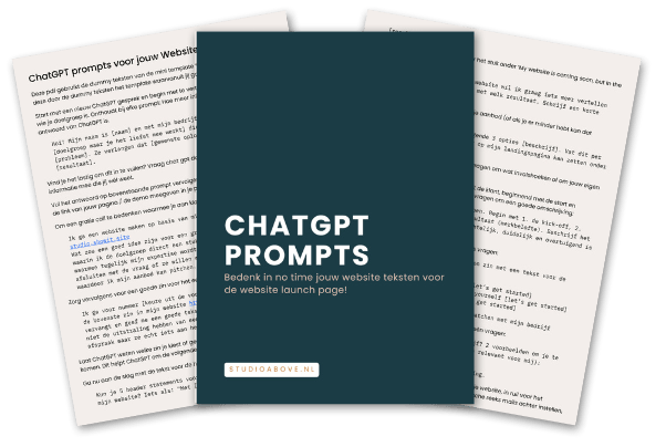 chat gpt prompts productafbeelding