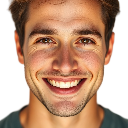 A person smiling to the camera with a white background looking like