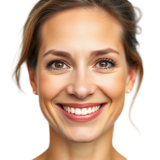 A person smiling to the camera with a white background looking like