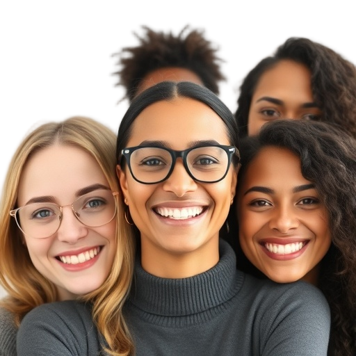 A person smiling to the camera with a white background looking like