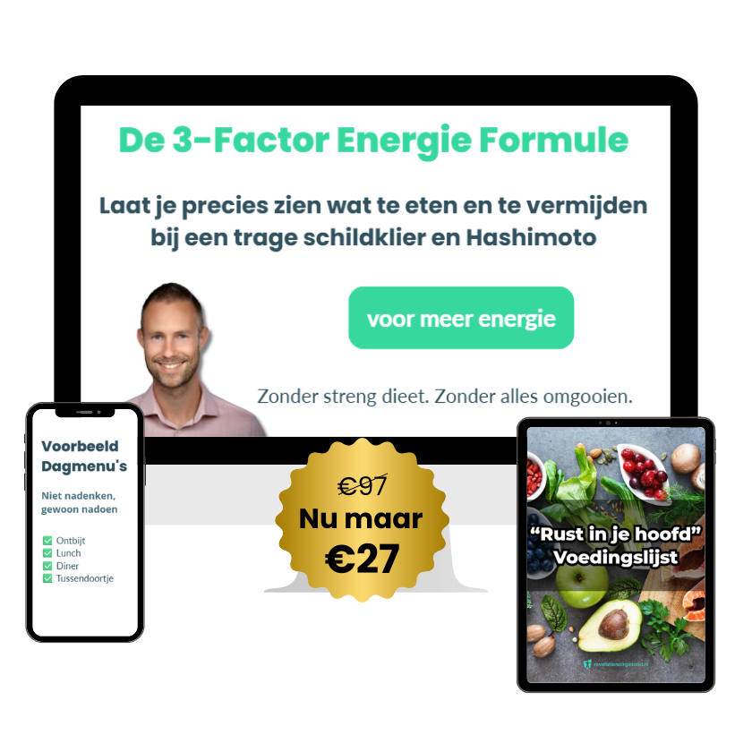 3-Factor Energie Formule trage schildklier en Hashimoto voeding programma