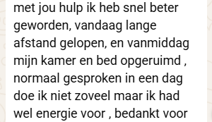 Weer energie voor wandelen, huishouden