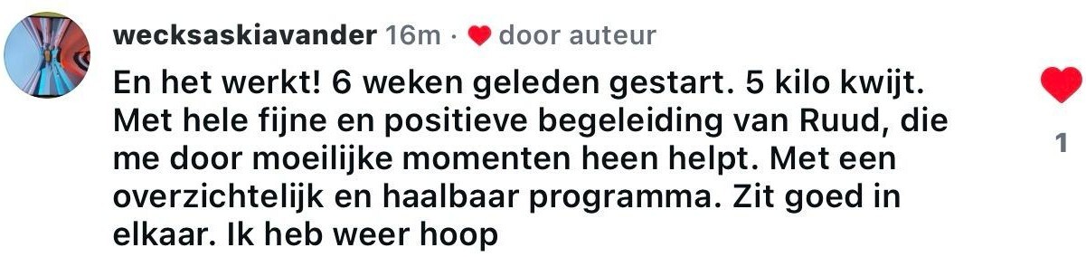 Ervaring afvallen met een trage schildklier GRIP Ruud Rotteveel